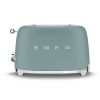 Smeg TSF01EGMUK 50's Style 2 Slice, 2 Slot Toaster Matte Emerald Green