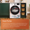 Hotpoint CHSD84MGGUK Freestanding, Heat Pump Tumble Dryer, 8kg, Manhattan Gray C Rated