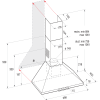 Indesit UHPM63FCSX Chimney Hood