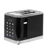 Haden 212948 Touch Screen 2 Slice Toaster Black