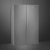 Smeg UKFF18EN2HX Stainless Steel Tall Free Standing Frost Free Freezer