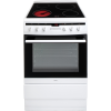 Amica 608CE2TAW 60cm Freestanding Single Oven Electric Cooker With Ceramic Hob In White