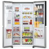 LG GSGV80PYLL 635L InstaView™ American Style Side-By-Side Fridge Freezer, Prime Silver