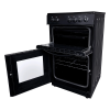 Statesman EDC50B 50CM Double Oven Electric Cooker Black
