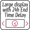 Neff V8340X0GB Built In 8kg/5kg, 1400rpm Washer Dryer with Time delay-Time remaining