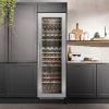 Caple WC1792 Integrated In-Column Triple Zone Wine Cooler Stainless Steel