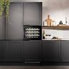 Caple WC6411BG 455mm High In-Column Single Zone Wine Cooler Black