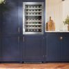 Caple WC6511 886mm High In-Column Dual Zone Wine Cooler Stainless Steel