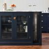 Caple WI158BG 145mm Undercounter Built In Single Zone Wine Cabinet Black Glass