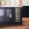 Caple WI3125GM 295mm Wide Undercounter Built In  Single Zone Wine Cooler Gunmetal