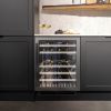 Caple WI6135GM Undercounter Built In Dual Zone Wine Cooler Gunmetal