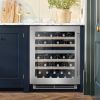 Caple WI6150 Undercounter Built In Dual Zone Wine Cooler Stainless Steel