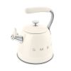 Smeg WKF01CR 2.3 litre, Whistling Kettle in Cream
