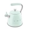 Smeg WKF01PG 2.3 litre, Whistling Kettle in Pastel Green