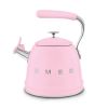 Smeg WKF01PK 2.3 litre, Whistling Kettle in Pink