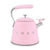 Smeg WKF01PK 2.3 litre, Whistling Kettle in Pink