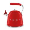 Smeg WKF01RD 2.3 litre, Whistling Kettle in Red