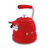Smeg WKF01RD 2.3 litre, Whistling Kettle in Red