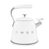 Smeg WKF01WH 2.3 litre, Whistling Kettle in White