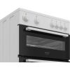 Zenith ZET605W 60cm Double Oven Electric Ceramic Cooker - White