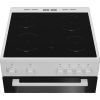 Zenith ZET605W 60cm Double Oven Electric Ceramic Cooker - White