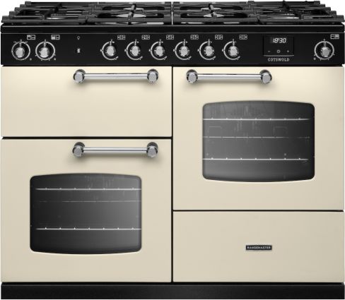Rangemaster COTO110DFPPCR/CM1 Dual Fuel Range Cooker