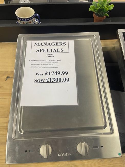 Miele CS1327Y Slimline Domino Hob