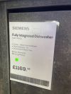 Siemens SN87YX03CE Full Size Integrated Dishwasher