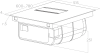 Elica NT-ALPHA-B-60-BA 60cm Wide Venting 4Zone Hob - Black - A Rated' with back aspiration re-circulating kit