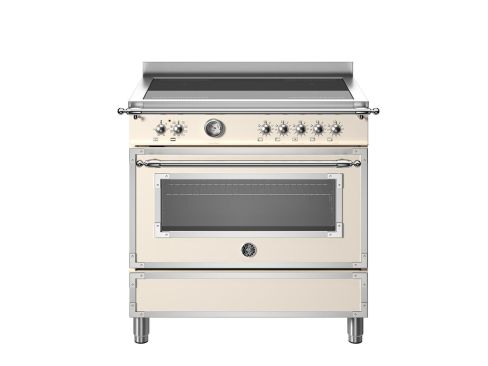 Bertazzoni HER95I1EAVT2 Heritage 90cm Range Cooker Single Oven Induction Ivory