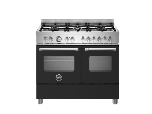 Bertazzoni MAS106L2ENEC Master 100cm Range Cooker Twin Oven Dual Fuel Matt Black