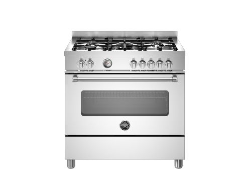 Bertazzoni MAS95C1EXC Master 90cm Range Cooker Single Oven Dual Fuel Stainless Steel
