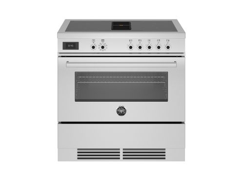 Bertazzoni PROCH94I1EXT Professional 90cm Range Cooker Single Aspirational Venting, Induction Stainless Steel