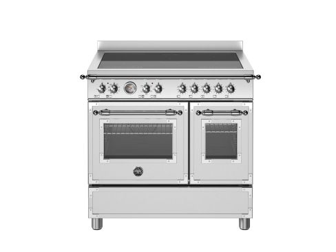 Bertazzoni HER95I2EXT2 Heritage 90cm Range Cooker Twin Oven Induction Stainless Steel