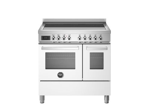 Bertazzoni PRO95I2EBIT Professional 90cm Range Cooker Twin Oven Induction Gloss White