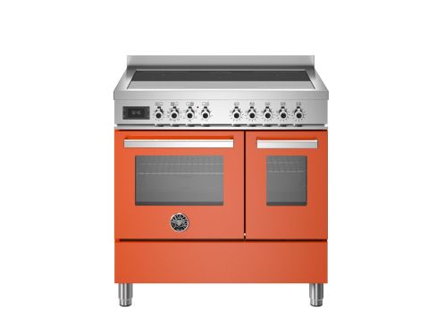 Bertazzoni PRO95I2EART2 Professional 90cm Range Cooker Twin Oven Induction Gloss Orange
