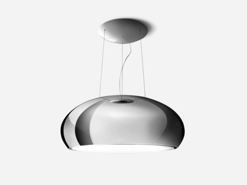 Elica PEARL-SS 80cm Wide Suspended Island Hood - Stainless Steel - A Rated