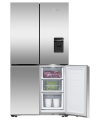 Fisher and Paykel RF605QNUVX1 90.5cm Quad Door Frost Free Fridge Freezer - Stainless Steel
