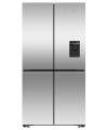 Fisher and Paykel RF605QNUVX1 90.5cm Quad Door Frost Free Fridge Freezer - Stainless Steel