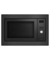 Fisher and Paykel OM25BLSB1 60cm Series 5 Built In Contemporary Compact Microwave - Black