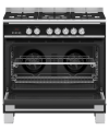 Fisher and Paykel OR90SCG4B1 Series 7 90cm Wide Dual Fuel Range Cooker - Black