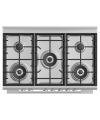 Fisher and Paykel OR90SDG4X1 90cm Series 7 Contemporary 5 Burner Dual Fuel Freestanding Range Cooker - Stainless Steel