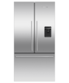 Fisher and Paykel RF540ADUX6 American Fridge Freezer, Plumbed, Stainless Steel, E Rated