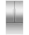 Fisher and Paykel RF610ADJX7 American Fridge Freezer, Plumbed, Stainless Steel, E Rated
