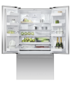 Fisher and Paykel RF610ADJX7 American Fridge Freezer, Plumbed, Stainless Steel, E Rated