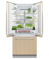 Fisher and Paykel RS80A3 80cm Series 7 Integrated French Door Fridge Freezer E Rated