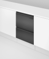 Fisher and Paykel DD60D2HNB9 Series 7 Contemporary Double DishDrawer™ Dishwasher Black Stainless Steel E Rated