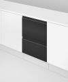 Fisher and Paykel DD60D4HZB9 Series 9 Contemporary Double DishDrawer™ Dishwasher Black Glass E Rated