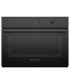 Fisher and Paykel OM60NMTDB1 60cm Built In Series 9 Minimal Compact Combi-Microwave Oven- Black