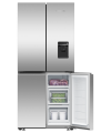 Fisher and Paykel RF500QNUX1 American Fridge Freezer, Plumbed, Stainless Steel, E Rated